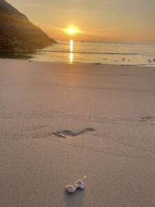 Oman zachód słońca